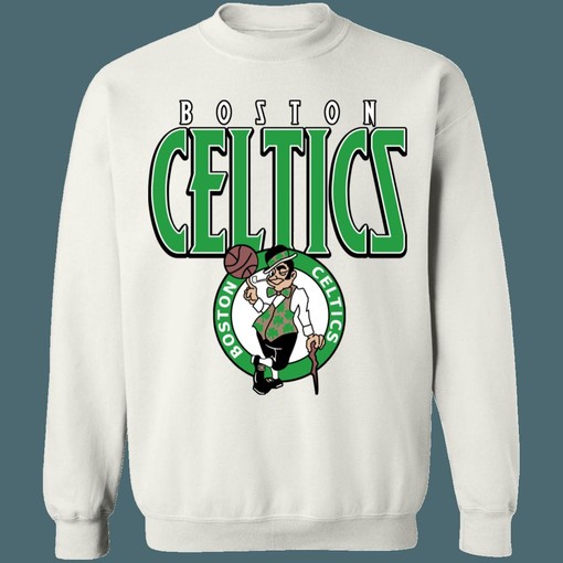 Retro Boston Celtics NBA Sweatshirt Hoodie Shirt for Fans - Image 2