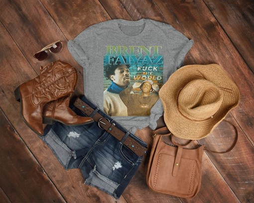 Retro Brennt Faiiyaz T-Shirt, Perfect for Hip Hop Fans - Image 3
