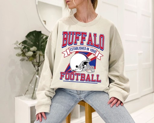 Retro Buffalo Football Shirt for NFL Fans with State University Shirt and College Shirts