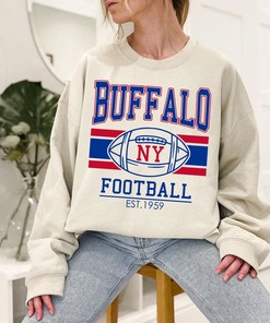 Retro Buffalo Football Shirt for NFL Fans with Vintage Buffalo Football Sweatshirt and NCAA Shirt Kids