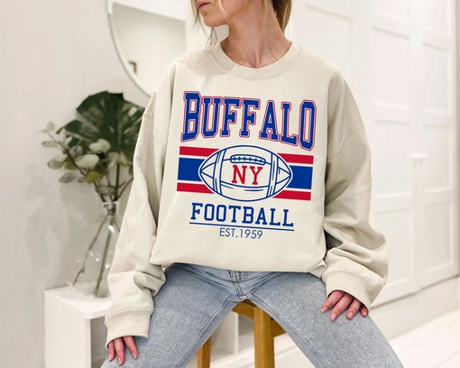 Retro Buffalo Football Shirt for NFL Fans with Vintage Buffalo Football Sweatshirt and NCAA Shirt Kids