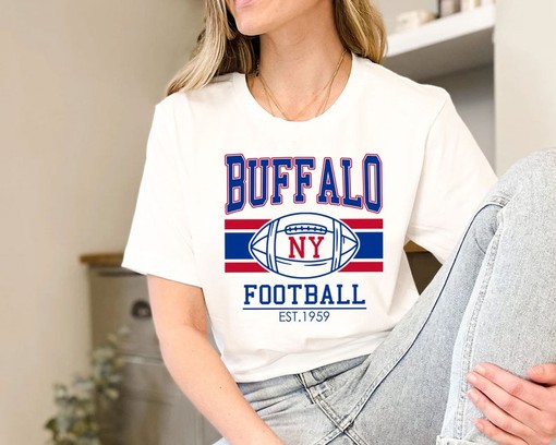 Retro Buffalo Football Shirt for NFL Fans with Vintage Buffalo Football Sweatshirt and NCAA Shirt Kids - Image 3