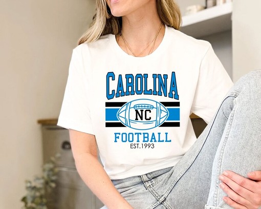 Retro Carolina Football Shirt for NFL Fans with State University Shirt - Image 3
