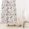 Retro Celestial Shower Curtain | Outer Space Stars Bath Curtain | Vintage Bathroom Shower Curtains