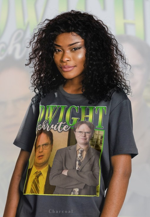 Retro DWIGHT SCHRUTE The Office T-Shirt - Classic Schrute Farm and Jim Halpert Tee