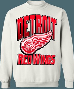 Retro Detroit Red Wings 2000's NHL Sweatshirt Hoodie T-Shirt for Hockey Fans