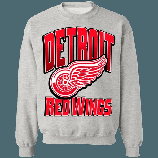 Retro Detroit Red Wings 2000's NHL Sweatshirt Hoodie T-Shirt for Hockey Fans - Image 3