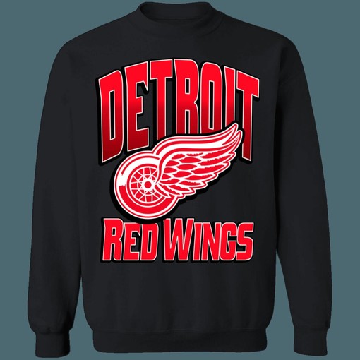 Retro Detroit Red Wings 2000's NHL Sweatshirt Hoodie T-Shirt for Hockey Fans - Image 4