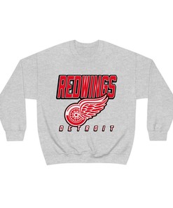 Retro Detroit Red Wings 90's NHL Sweatshirt Hoodie T-Shirt for Fans