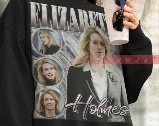 Retro Elizabeth Holmes Business Woman Sweatshirt - Show Your Love for the 90s with Classic Movie T-Shirts - Image 4