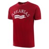 Retro Flag Unisex Short Sleeve T-Shirts with Arkansas Razorbacks Logo