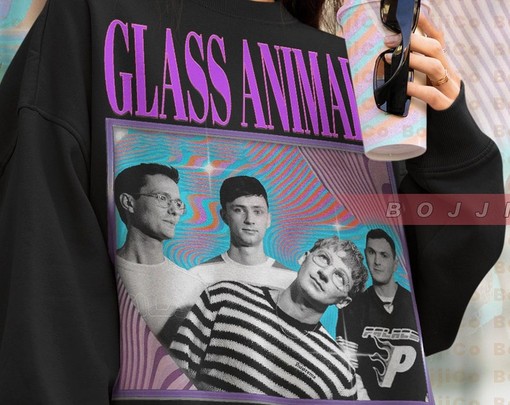 Retro Glass Animals Hoodie: Heat Waves Album, 90s Vintage Tees and Merch - Image 4