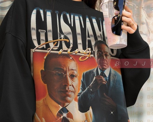 Retro Gustavo Fring Sweater, Giancarlo Esposito Sweatshirt, Los Gustavo Fring Chille, Breaking Bad Fan Shirts - Image 4