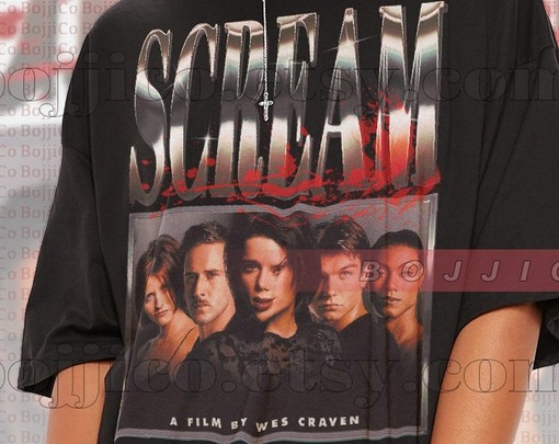 Retro Horror Movie Shirts - Sid, Stu, and Billy - Scary Movie Shirt, Scary Horror Film 90s Tees - Image 2