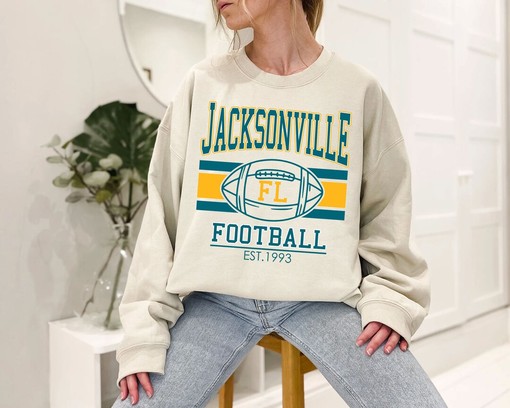 Retro Jacksonville Football Shirt for NFL Fans with NCAA Shirts for Women and State University Shirt