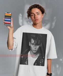 Retro Johnny Depp Homage T-shirt, Supporting RottenBorn Trial