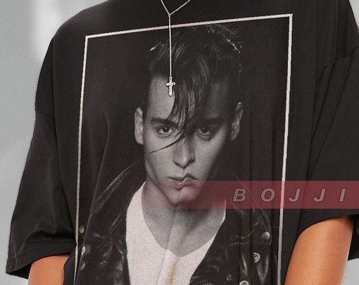 Retro Johnny Depp Homage T-shirt, Supporting RottenBorn Trial - Image 2