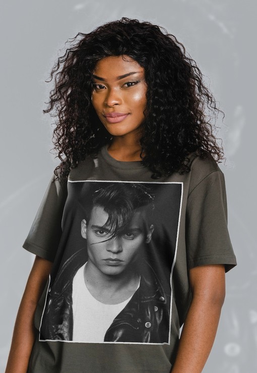 Retro Johnny Depp Homage T-shirt, Supporting RottenBorn Trial - Image 4