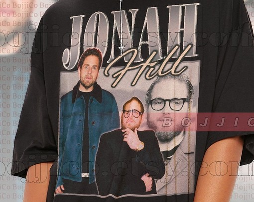 Retro Jonah Hill American Comedian Movie T-shirt with Vintage Design - Image 2