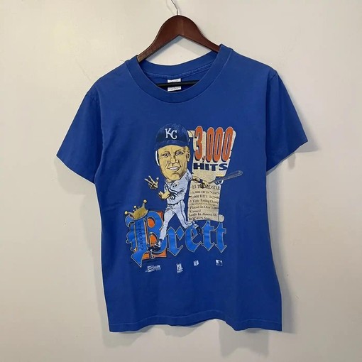 Retro KC Royals George Brett T-Shirt Sweatshirt Pullover Hoodie Gift For Fans