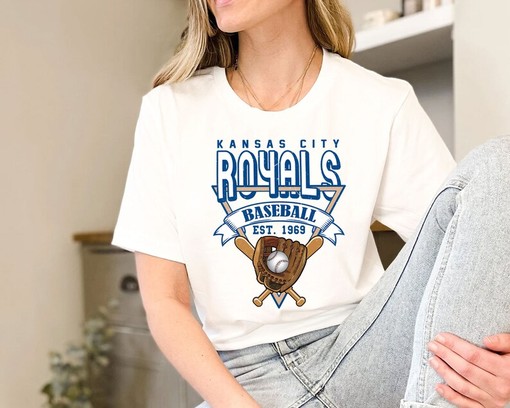 Retro Kansas City Baseball Shirt, Kansas City MLB Fan Gear - Image 3