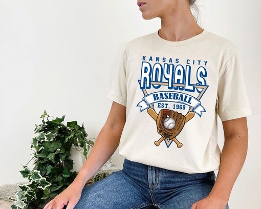 Retro Kansas City Baseball Shirt, Kansas City MLB Fan Gear - Image 4