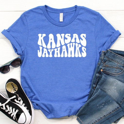 Retro Kansas Jayhawks Shirt - Vintage NCAA Shirts for Men and Women