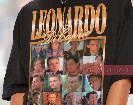 Retro Leonardo DiCaprio Shirt, Titanic Lover Tee, Django Unchained Homage, Retro 90s Sweater - Image 2