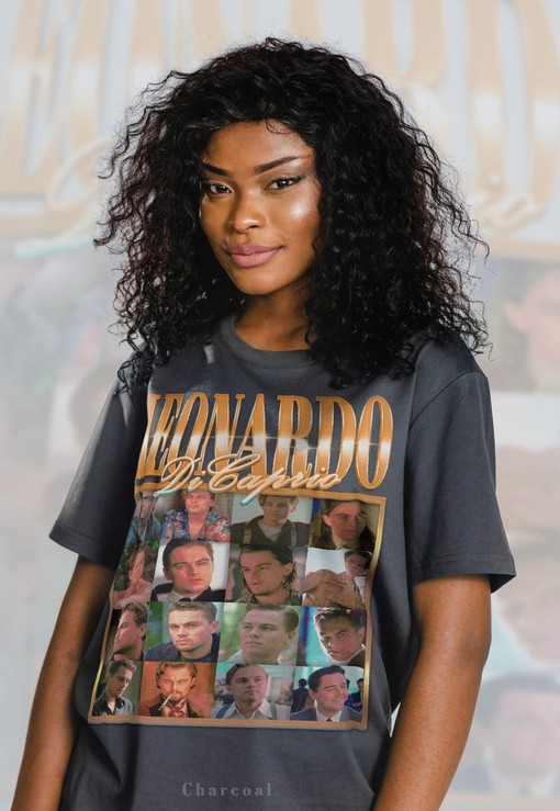 Retro Leonardo DiCaprio Shirt, Titanic Lover Tee, Django Unchained Homage, Retro 90s Sweater - Image 4