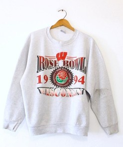 Retro Look with University of Wisconsin Badgers Rose Bowl 1994 Vintage Sweatshirt - Ideal for NCAA Fans