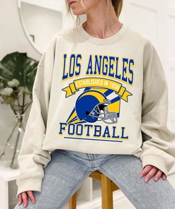 Retro Los Angeles Football Shirt for NFL Fans with NCAA Shirts for Men and Women