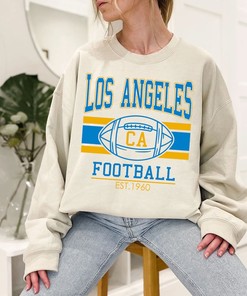 Retro Los Angeles Football Shirt for NFL Fans with NCAA Shirts for Men and Women and American University T Shirt