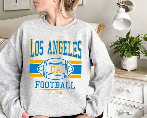 Retro Los Angeles Football Shirt for NFL Fans with NCAA Shirts for Men and Women and American University T Shirt - Image 2