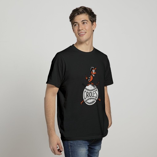 Retro MLB Baseball Tee: Vintage Baltimore Orioles T-Shirt with Retro Design - Image 2