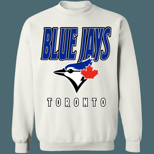 Retro MLB Crewneck Sweatshirt Hoodie Shirt for Toronto Blue Jays Fans