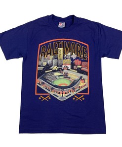 Retro MLB Shirt for Men and Women: Vintage Baltimore Orioles Camden Yards T-Shirt