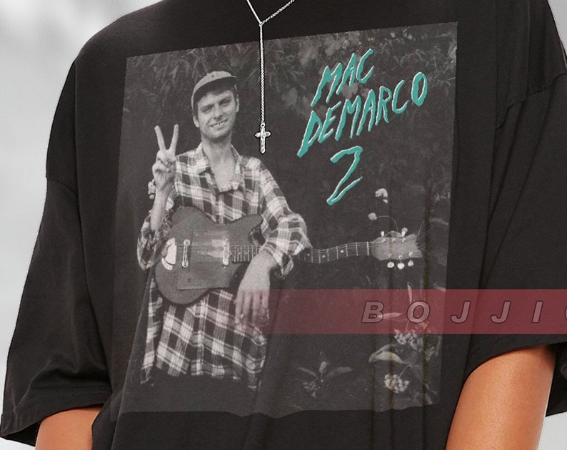 Retro Mac Demarco Chamber Of Reflection Tee featuring McBriare Samuel Lanyon, Fan Tee, Roll Night Club, and Homage - Image 2