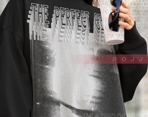 Retro Mareux Perfect Girl Sweater featuring Vintage, Homage, Fan Tees, 90s Sweater, and Merch Gift. - Image 4