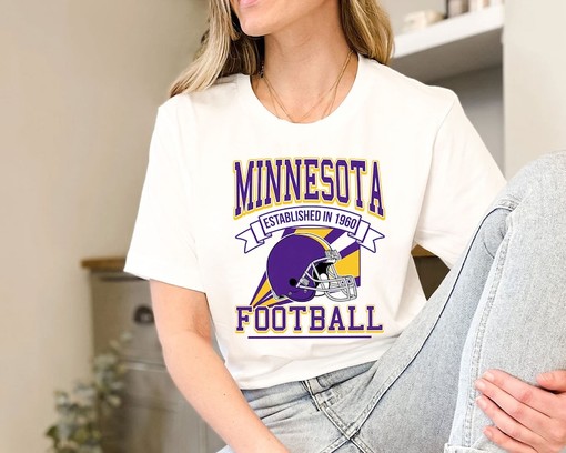 Retro Minnesota NFL Football Team Sweatshirt for Fans - Image 3