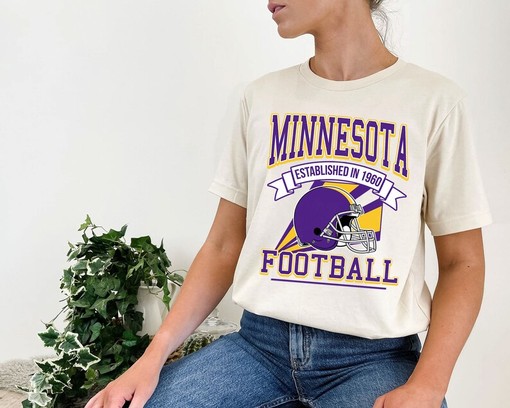 Retro Minnesota NFL Football Team Sweatshirt for Fans - Image 4