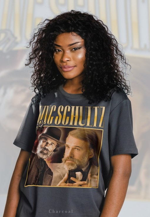 Retro Movie Shirt Christoph Waltz as Dr. Kingschultz in Django Unchained