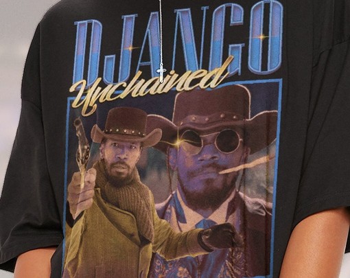 Retro Movie Shirt Django Unchained Homage with Dr. Kingschultz - Image 2