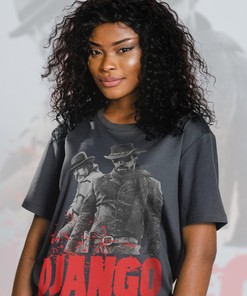 Retro Movie Shirt Django Unchained Tribute with Dr. Kingschultz
