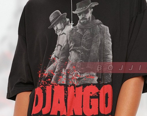 Retro Movie Shirt Django Unchained Tribute with Dr. Kingschultz - Image 2