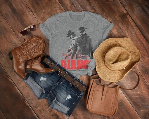 Retro Movie Shirt Django Unchained Tribute with Dr. Kingschultz - Image 3