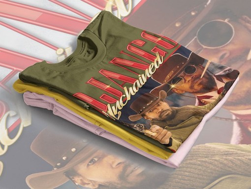 Retro Movie Shirt Django Unchained Vintage with Dr. Kingschultz - Image 4