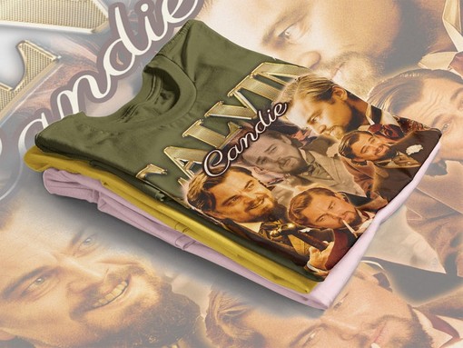 Retro Movie Shirt Leonardo DiCaprio as Calvin Candie in Django Unchained - Image 4