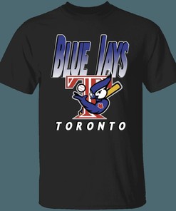 Retro Muscle Bird MLB T-Shirt Sweatshirt Hoodie Gifts for Toronto Blue Jays Fans