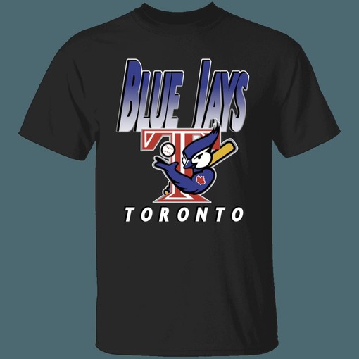Retro Muscle Bird MLB T-Shirt Sweatshirt Hoodie Gifts for Toronto Blue Jays Fans