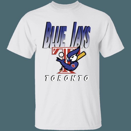 Retro Muscle Bird MLB T-Shirt Sweatshirt Hoodie Gifts for Toronto Blue Jays Fans - Image 2